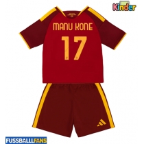 AS Roma Manu Kone #17 Heimtrikotsatz Kinder 2026-27 Kurzarm (+ Kurze Hosen)